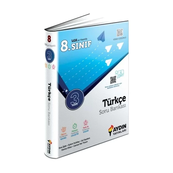 8. Sınıf Türkçe Üç Adım Soru Bankası ürün görseli 1