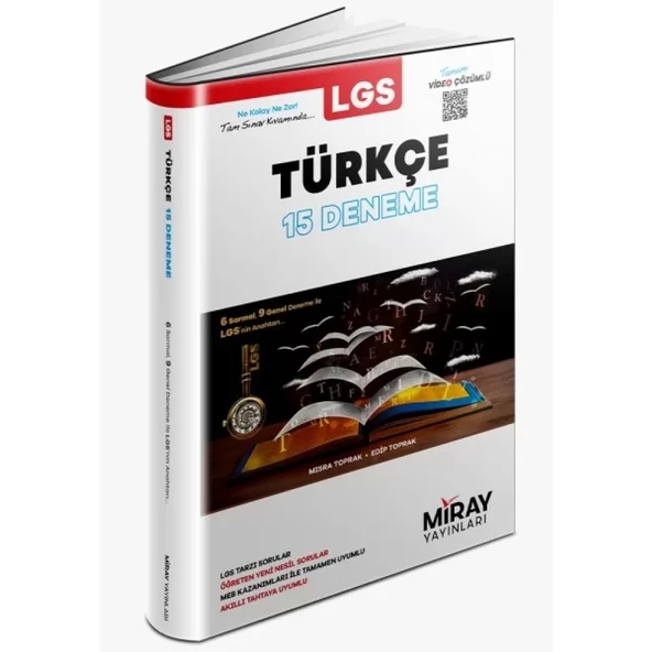 Miray 8. Sınıf Türkçe 15 Deneme ürün görseli 1