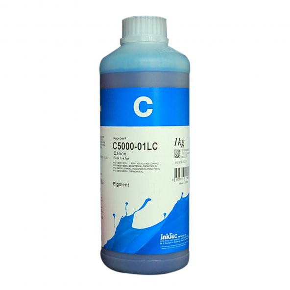InkTec Mavi Pigment Mürekkep Canon Maxify Uyumlu - 1 Litre ürün görseli 1