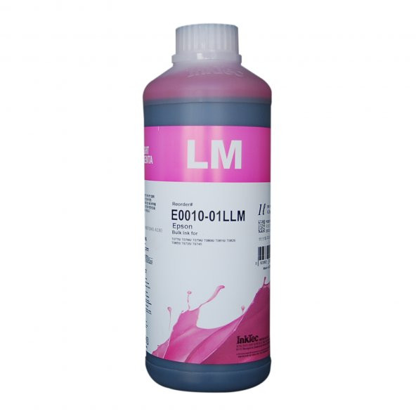 InkTec Dye Mürekkep Açık Kırmızı Epson uyumlu E0010-01LLM - 1 Litre ürün görseli 1