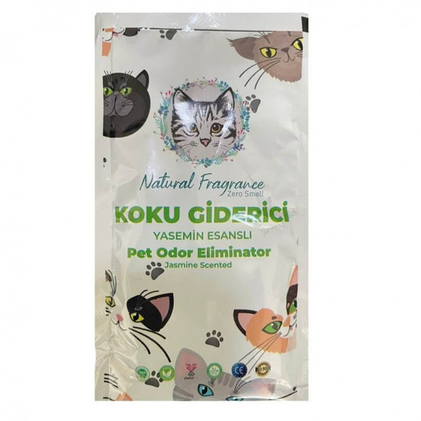 Natural Fragrance Kedi Kumu Koku Giderici Yasemin Kokulu 25gr ürün görseli 1