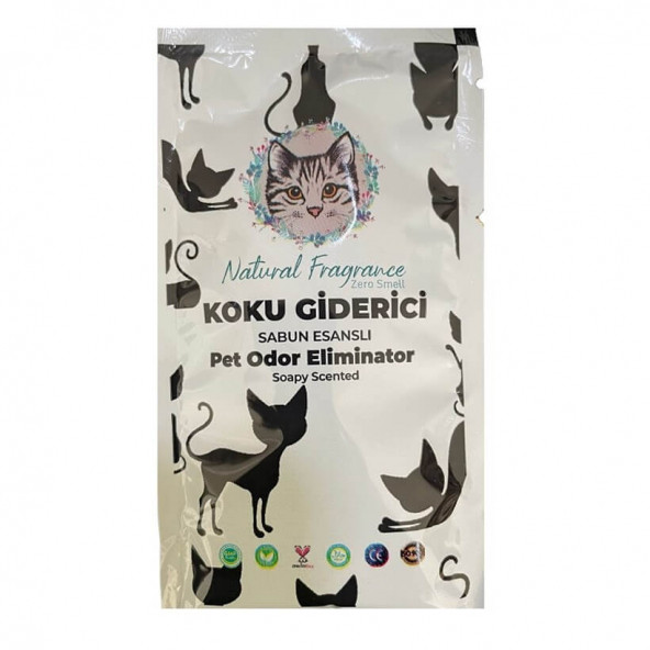Natural Fragrance Kedi Kumu Koku Giderici Sabunlu 25gr ürün görseli 1