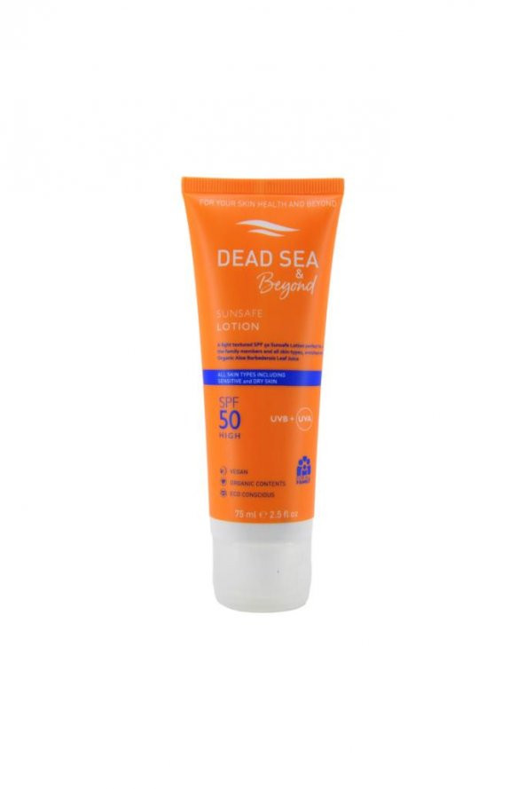 DEAD SEA & Beyond Sunsafe Lotion SPF50 75 ml ürün görseli 1