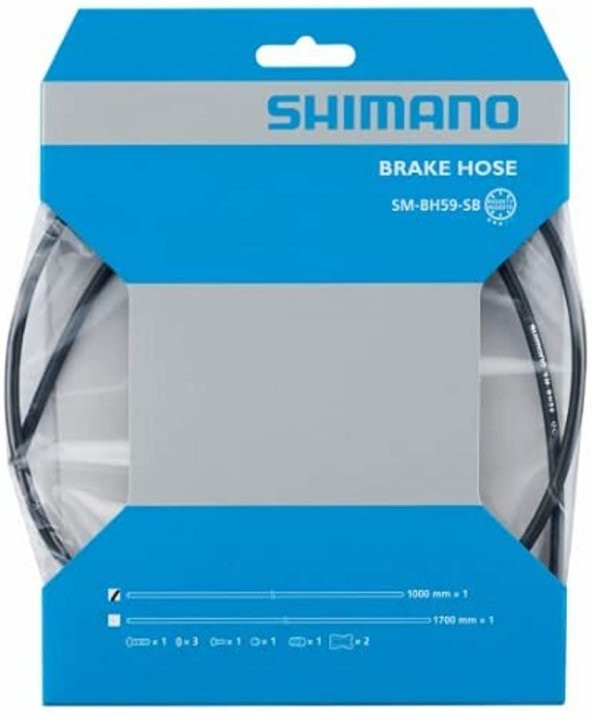 Shımano Disk Fren Hortumu SM-BH59-SB 1000mm ürün görseli 1