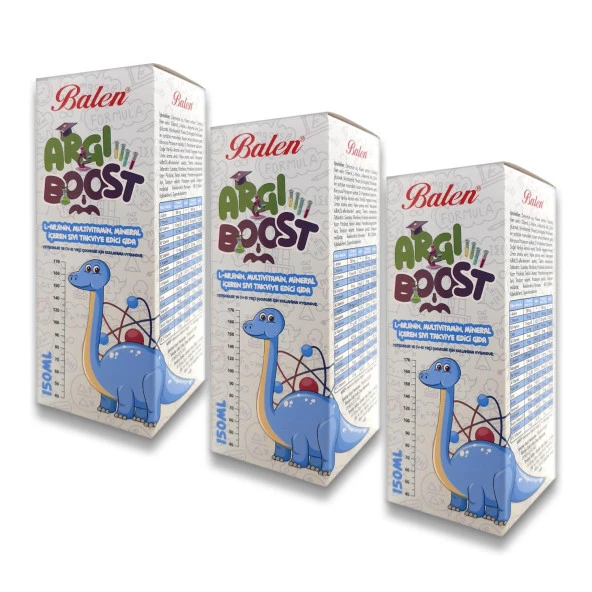 Balen Argı Boost Multivitamin Şurup 150 ml x 3 Adet ürün görseli 1