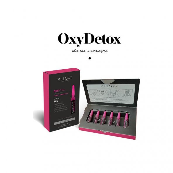 Mesoxy Oxydetox 2 ml x 6 Ampül - Resim 2