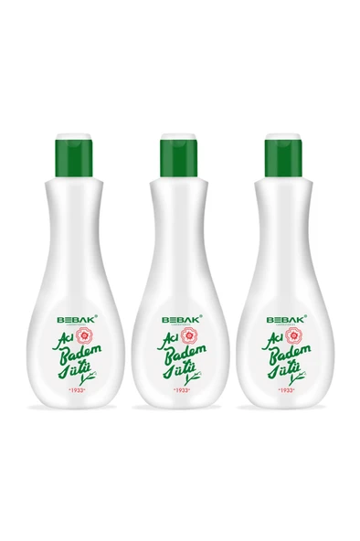 Bebak Acı Badem Sütü 215 ml 3 Adet ürün görseli 1