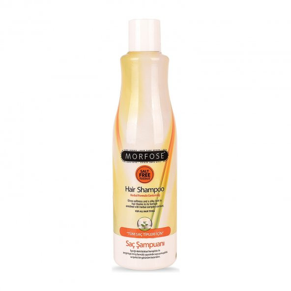 MORFOSE TUZSUZ ŞAMPUAN 500ML BİTKİSEL ürün görseli 1