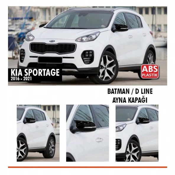 KİA SPORTAGE 2016-2021 BATMAN YARASA AYNA KAPAĞI ürün görseli 1
