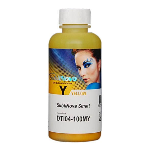 Süblimasyon inktec Sarı Mürekkep Sublinova Epson 100ml DTI04-100MY ürün görseli 1
