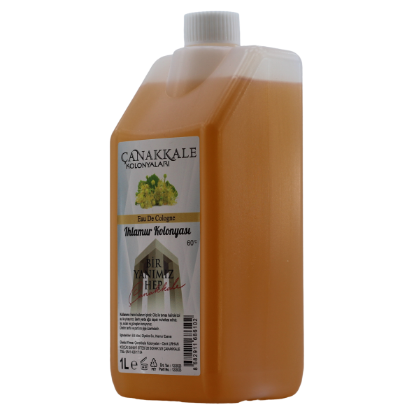 Ihlamur Çiçeği Kolonyası - 1 Litre -(BİDON) Korumalı Kapak - Yeni Model ürün görseli 1