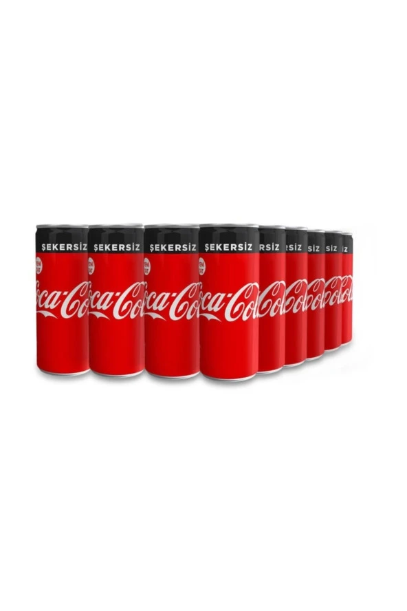 Coca Cola Şekersiz 250 ml 24 lü Paket ürün görseli 1