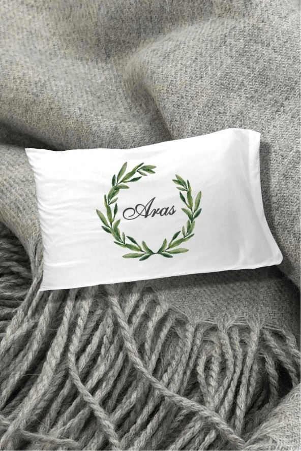 Zeytin Yaprağı Pamuklu 30x45 cm Yastık Kılıfı ürün görseli 1