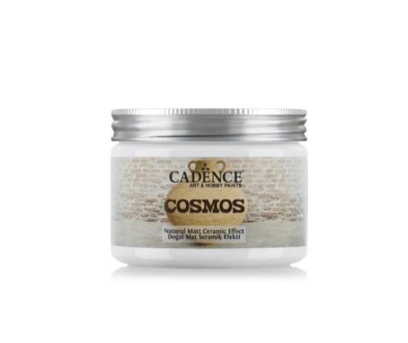 COSMOS DOĞAL MAT SERAMİK EFEKT CS-01 BEYAZ 150ML ürün görseli 1