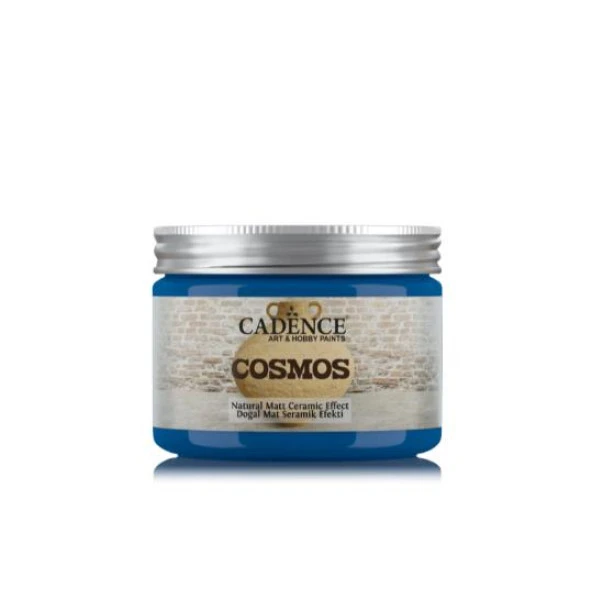 COSMOS DOĞAL MAT SERAMİK EFEKT CS-06 ROYAL MAVİ 150ML ürün görseli 1