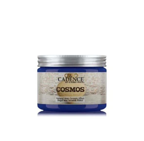 COSMOS DOĞAL MAT SERAMİK EFEKT CS-07 ULTRAMARİN MAVİ 150ML ürün görseli 1