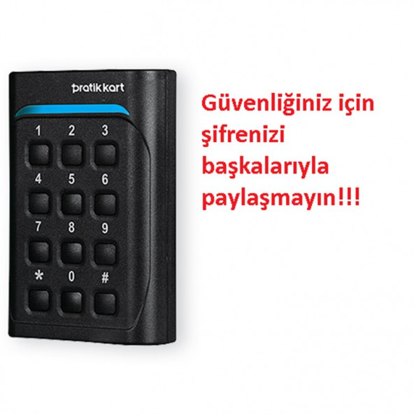 Pratikkart P Serisi Şifreli Geçiş Sistemi Pt-501 ürün görseli 1
