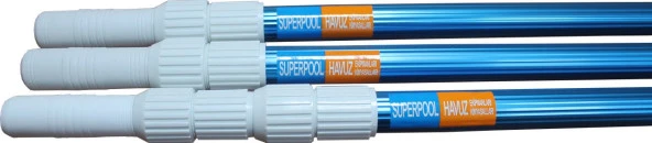 Superpool 2*3 Havuz Temizlik Süpürge Fırça Teleskopik Sapı ürün görseli 1