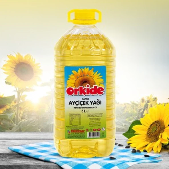 Orkide Ayçiçek Yağı 5Lt Pet Şişe ürün görseli 1