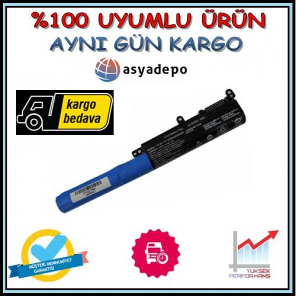 Asus K541UJ-GO218T Batarya Pil ürün görseli 1