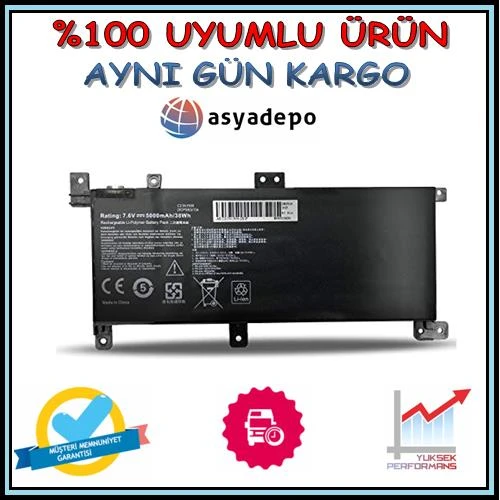 Asus A556U Batarya Pil ürün görseli 1