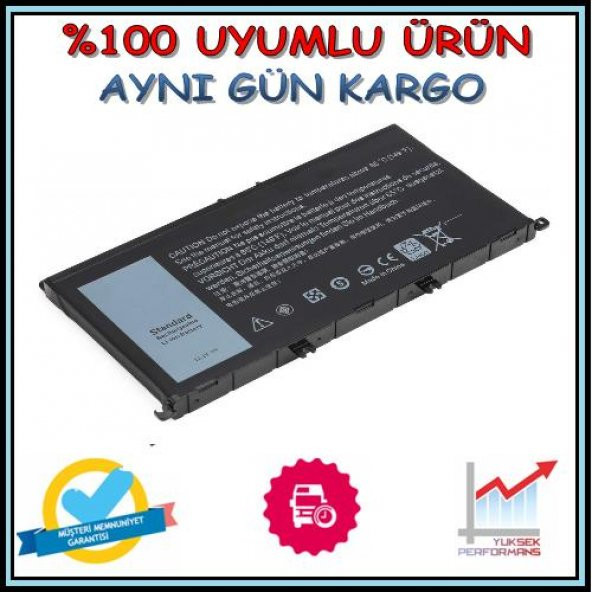 Dell Inspiron 7567-4B70D128F161C Batarya Pil ürün görseli 1