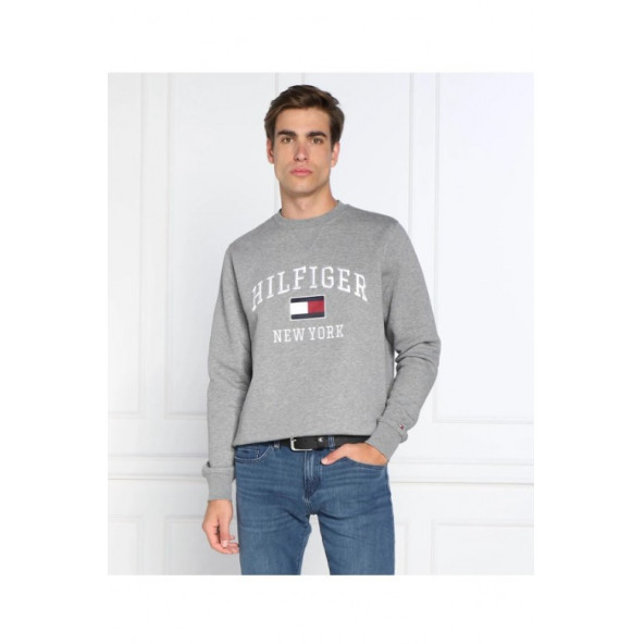 Tommy Hilfiger Erkek Modern Varsıty Sweatshırt 0 Yaka ürün görseli 1