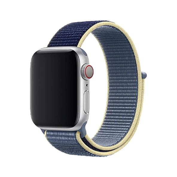E2M APPLE WATCH 42-44MM KRD-03 HASIR LACİVERT KORDON ürün görseli 1