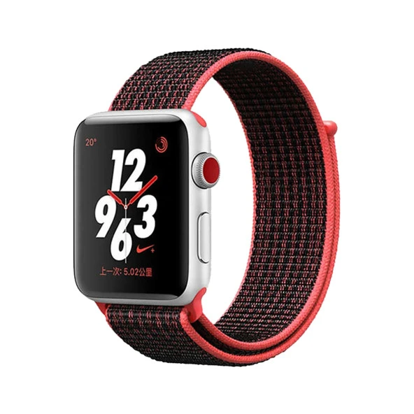 E2M APPLE WATCH 42-44MM KRD-03 HASIR KARDİNAL ürün görseli 1