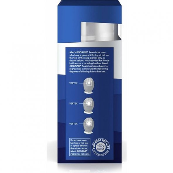 Rogaine Köpük Men Hair Regrowth Treatment Foam 3lü 180 ml Set ürün görseli 1