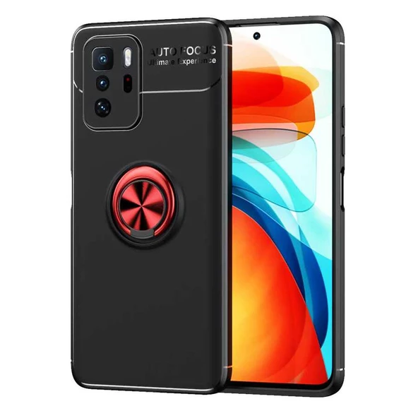 Xiaomi Poco X3 GT Kılıf Zore Ravel Yüzüklü Silikon Kılıf ürün görseli 1