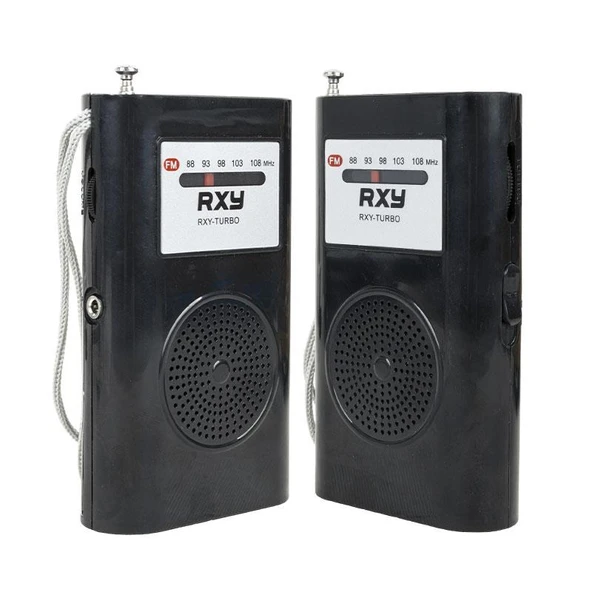 Roxy RXY-Turbo Cep Tipi Mini Analog FM Radyo Küçük El Radyosu Mutfak Radyo Deprem Çantasına Uygun ürün görseli 1
