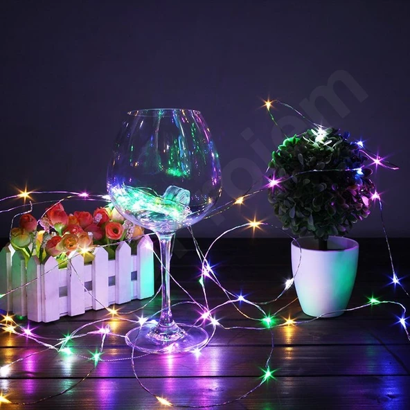 30 LEDLİ 3 METRE PERİ LED RGB ürün görseli 1