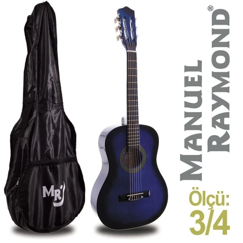 Klasik Gitar Junior Manuel Raymond MRC87BLS (KILIF HEDİYE) ürün görseli 1