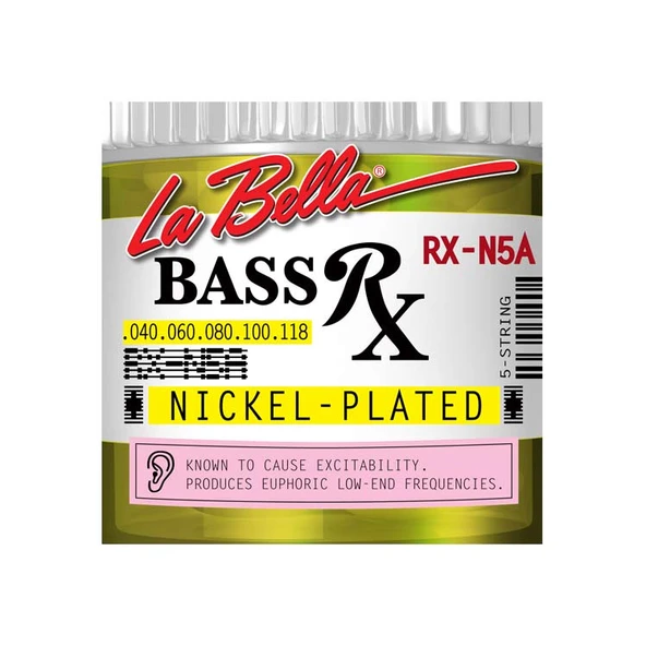 Gitar Aksesuar Bas Tel Labella 5 Telli LB-RX-N5A 0,40 ürün görseli 1