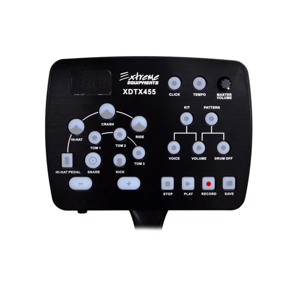 Dijital Bateri Seti Extreme XDTX455 - Resim 5