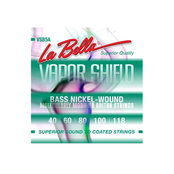 Gitar Aksesuar Bas 5 Telli Labella Vapor Shield LB-VSB5A ürün görseli 1