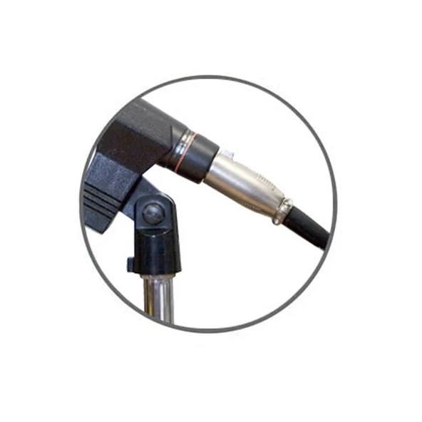Kablo Mikrofon Pro 5 Metre Siyah KJM5BK - Resim 2