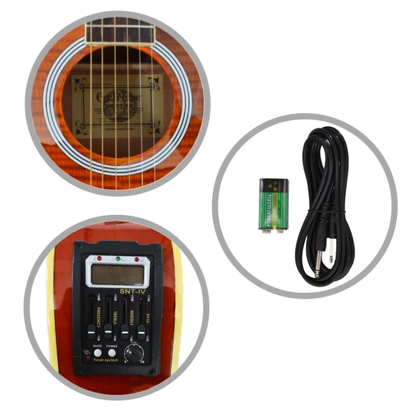 GİTAR AKUSTİK EXTREME SAHNE GİTARI (XAC45EQ4BS) - Resim 5