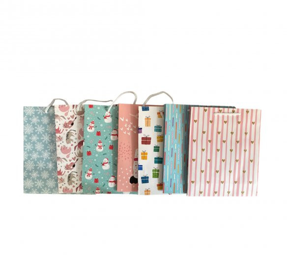 Keskin Figürlü Karton Çanta 26cm*21cm*8cm (1 Adet) ürün görseli 1