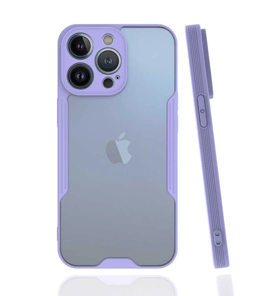 Apple iPhone 13 Pro Kılıf Zore Parfe Kenarları Pastel Renk Silikon Kılıf ürün görseli 1