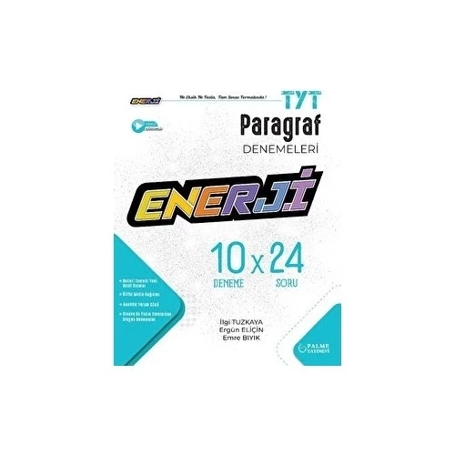 Palme Yayıncılık Enerji Tyt Paragraf 10 Deneme Sınavı ürün görseli 1