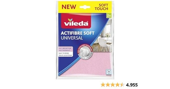 Vileda Actifibre Mikrofiber Bez, 2'li Paket ürün görseli 1