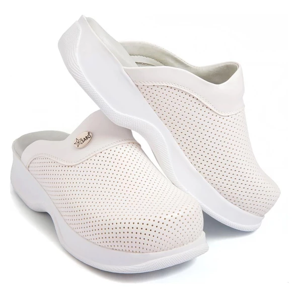 Makara Unisex Ortopedik Terlik Beyaz ürün görseli 1