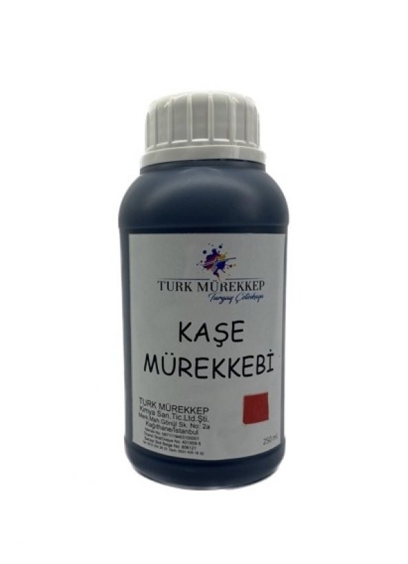 Kaşe Mürekkebi 250 ml Kırmızı ürün görseli 1