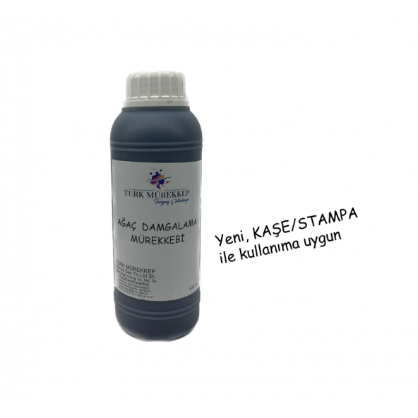 Ağaç Damgalama / Markalama Mürekkebi Siyah 500 ml. ürün görseli 1