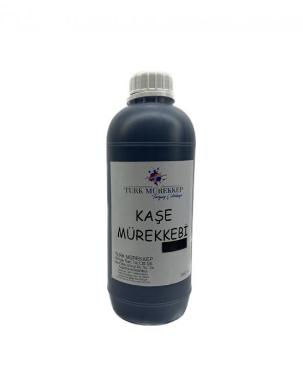 Kaşe Mürekkebi 1000 ml Siyah ürün görseli 1