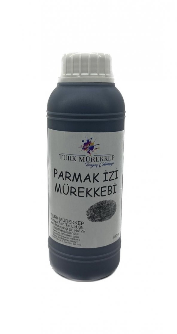 Parmak İzi Mürekkebi (Fingerprint ink) 500 ml. ürün görseli 1