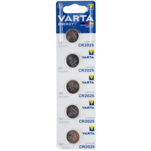 Varta Cr2025 Blister Lityum Pil 5'li ürün görseli 1