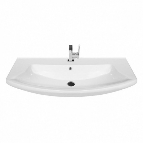Turkuaz 110 x 55 cm Evita Etejerli Lavabo 065800 ürün görseli 1